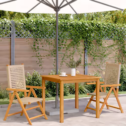 VidaXL 367653 chaise d'extérieur Terrace Bois d'acacia, Polyuréthane Beige