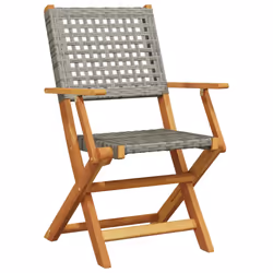 VidaXL 367664 chaise d'extérieur Terrace Bois d'acacia, Polyuréthane Gris - Vue supplémentaire 4