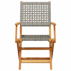 VidaXL 367664 chaise d'extérieur Terrace Bois d'acacia, Polyuréthane Gris - Vue supplémentaire 5