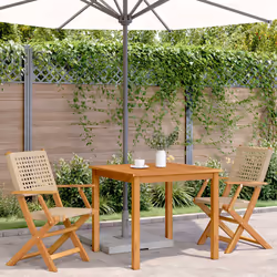 VidaXL 367665 chaise d'extérieur Terrace Bois d'acacia, Polyuréthane Beige