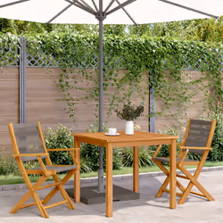 VidaXL 367667 chaise d'extérieur Terrace Bois d'acacia, Polypropylène (PP) Gris