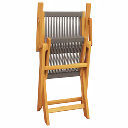 VidaXL 367667 chaise d'extérieur Terrace Bois d'acacia, Polypropylène (PP) Gris - Vue supplémentaire 8