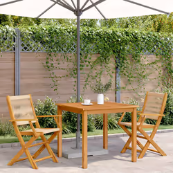 VidaXL 367668 chaise d'extérieur Terrace Bois d'acacia, Polypropylène (PP) Beige