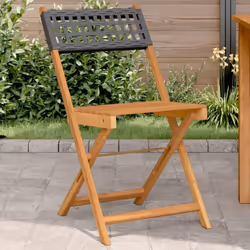 Ces chaises de bistro, fabriquées en bois d'acacia massif, seront un excellent choix pour votre famille pour dîner ou lire et ...