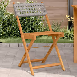 VidaXL 367676 chaise d'extérieur Terrace Bois d'acacia, Polyuréthane Gris
