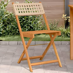 VidaXL 367677 chaise d'extérieur Terrace Bois d'acacia, Polyuréthane Beige