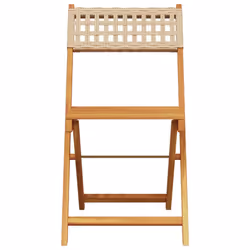 VidaXL 367677 chaise d'extérieur Terrace Bois d'acacia, Polyuréthane Beige - Vue supplémentaire 5