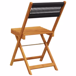 VidaXL 367678 chaise d'extérieur Terrace Bois d'acacia Noir - Vue supplémentaire 7