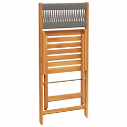 VidaXL 367679 chaise d'extérieur Terrace Bois d'acacia Gris - Vue supplémentaire 8
