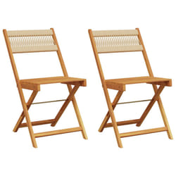 VidaXL 367680 chaise d'extérieur Terrace Bois d'acacia Beige