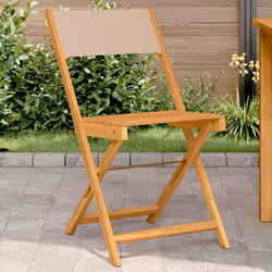 VidaXL 367683 chaise d'extérieur Terrace Bois d'acacia, Polyester Taupe