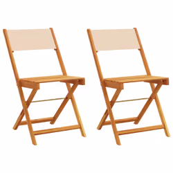 VidaXL 367684, Terrace, Bois d'acacia, Polyester, Beige, 110 kg, 410 mm, 525 mm