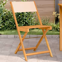 VidaXL 367684 chaise d'extérieur Terrace Bois d'acacia, Polyester Beige