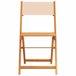VidaXL 367684 chaise d'extérieur Terrace Bois d'acacia, Polyester Beige - Vue supplémentaire 5