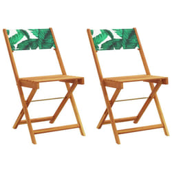 VidaXL 367685 chaise d'extérieur Terrace Bois d'acacia, Polyester Vert
