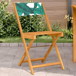 VidaXL 367685 chaise d'extérieur Terrace Bois d'acacia, Polyester Vert