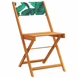 VidaXL 367685 chaise d'extérieur Terrace Bois d'acacia, Polyester Vert - Vue supplémentaire 4