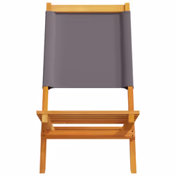 VidaXL 367691 chaise d'extérieur Terrace Bois d'acacia, Polyester Anthracite - Vue supplémentaire 5