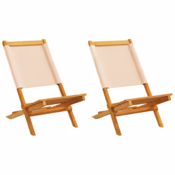 VidaXL 367693, Terrace, Bois d'acacia, Polyester, Beige, 110 kg, 410 mm, 720 mm