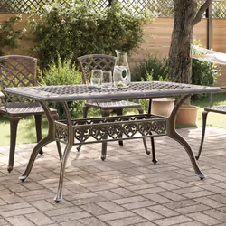 VidaXL 4002803 table de jardin Bronze - Vue supplémentaire 2