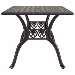 VidaXL 4002803 table de jardin Bronze - Vue supplémentaire 5