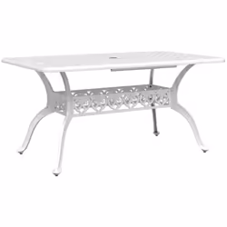 Cette table de jardin avec un look élégant est un supplément frappant à votre espace de vie actuel, à l'extérieur ainsi qu'à ...