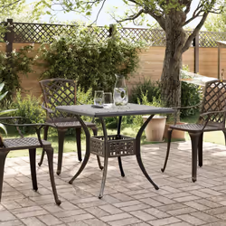VidaXL 4002811 table de jardin Bronze - Vue supplémentaire 3