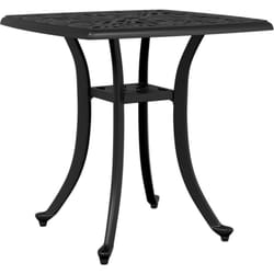 Vidaxl - Table de jardin noir 53x53x53 cm aluminium coulé