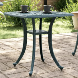 VIDAXL - Table de jardin Vert Aluminium