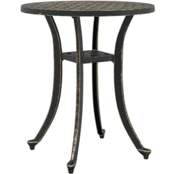 Vidaxl - Table de jardin bronze Ø48x53 cm aluminium coulé