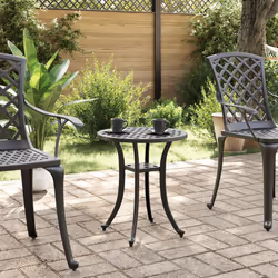 VidaXL 4002824 table de jardin Noir