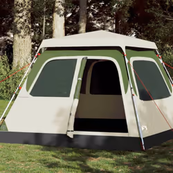 Vidaxl - Tente de camping à dôme 4 personnes vert libération rapide