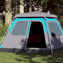 Tente de camping à dôme 4 personnes bleu libération rapide - Vidaxl