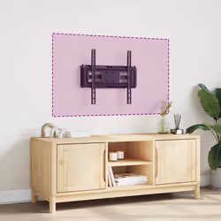Ce support TV mural offre une solution pratique et peu encombrante pour installer votre télévision ou autres écrans ! Matéria ...