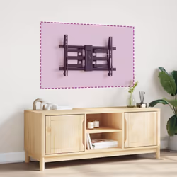 Ce support TV mural offre une solution pratique et peu encombrante pour installer votre télévision ou autres écrans ! Matéria ...