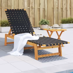 Cette chaise longue classique est idéale pour prendre un bain de soleil et vous détendre près de la piscine, sur la terrasse ...