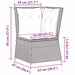 VidaXL 368959 Canapé de patio - Vue supplémentaire 8