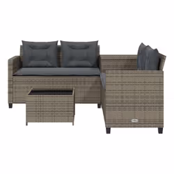 VidaXL 369029 ensemble de meubles de jardin Anthracite, Gris - Vue supplémentaire 4