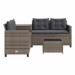 VidaXL 369029 ensemble de meubles de jardin Anthracite, Gris - Vue supplémentaire 5