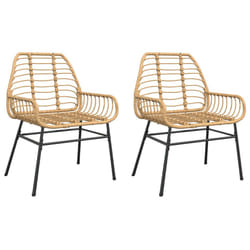 VidaXL 369092 chaise d'extérieur Terrace Siège rembourré Polyuréthane, Acier Marron