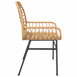 VidaXL 369092 chaise d'extérieur Terrace Siège rembourré Polyuréthane, Acier Marron - Vue supplémentaire 6