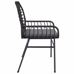 VidaXL 369093 chaise d'extérieur Terrace Siège rembourré Polyuréthane, Acier Gris - Vue supplémentaire 6