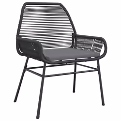 VidaXL 369095 chaise d'extérieur Terrace Siège rembourré Polyuréthane, Acier Gris - Vue supplémentaire 4