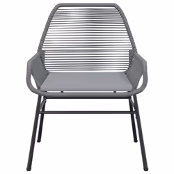 VidaXL 369097 chaise d'extérieur Terrace Siège rembourré Polyuréthane, Acier Gris - Vue supplémentaire 5
