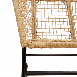 VidaXL 369099 chaise d'extérieur Terrace Siège rembourré Polyuréthane, Acier Marron - Vue supplémentaire 8