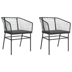 VidaXL 369100 chaise d'extérieur Terrace Siège rembourré Polyuréthane, Acier Gris