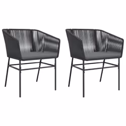 VidaXL 369102, Terrace, Siège rembourré, Polyuréthane, Acier, Gris, 110 kg, 620 mm