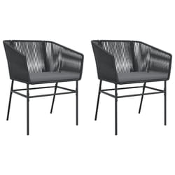 VidaXL 369102 chaise d'extérieur Terrace Siège rembourré Polyuréthane, Acier Gris
