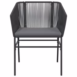 VidaXL 369102 chaise d'extérieur Terrace Siège rembourré Polyuréthane, Acier Gris - Vue supplémentaire 5