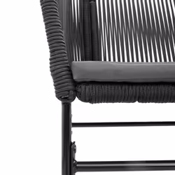 VidaXL 369102 chaise d'extérieur Terrace Siège rembourré Polyuréthane, Acier Gris - Vue supplémentaire 8